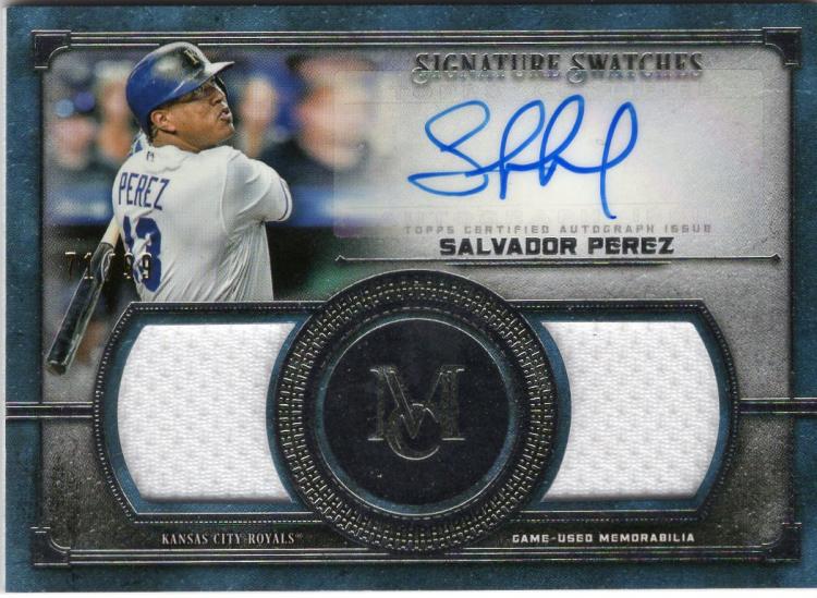 2019 Topps Museum Single-Player Signature Swatches Dual Relics