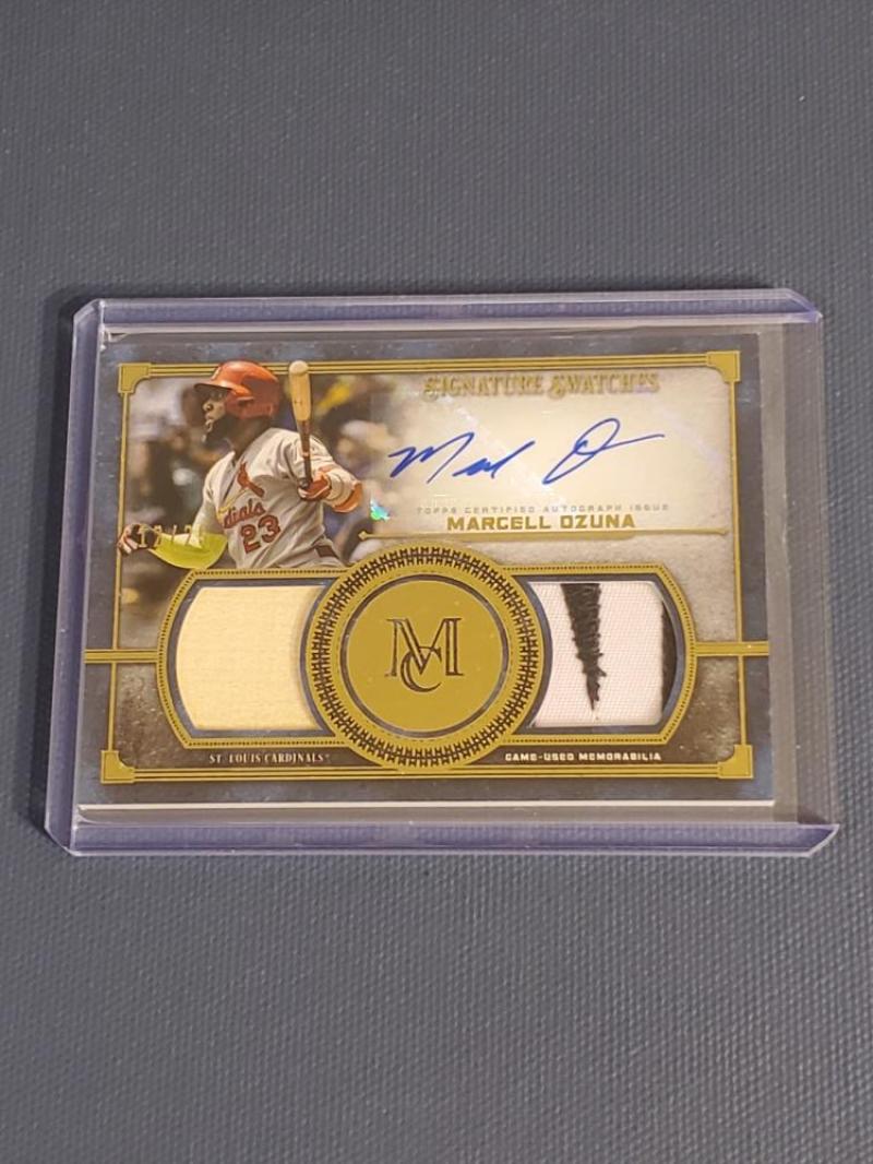 2019 Topps Museum Single-Player Signature Swatches Dual Relics Gold