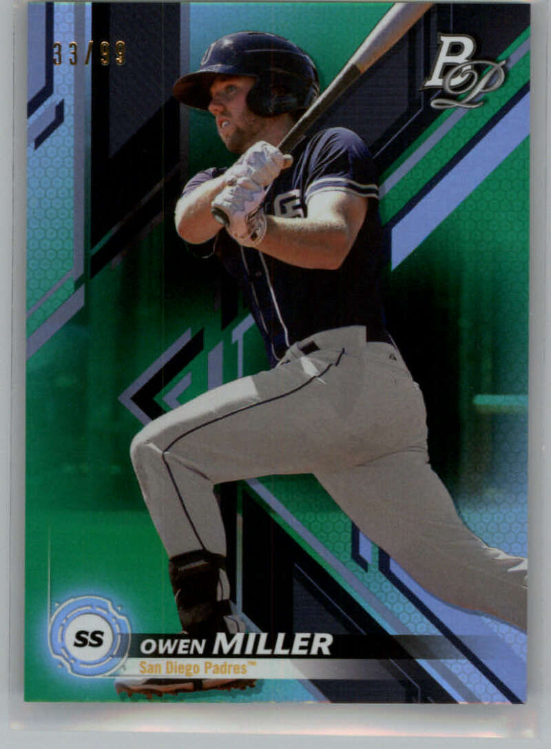 2019 Bowman Platinum Top Prospects Green