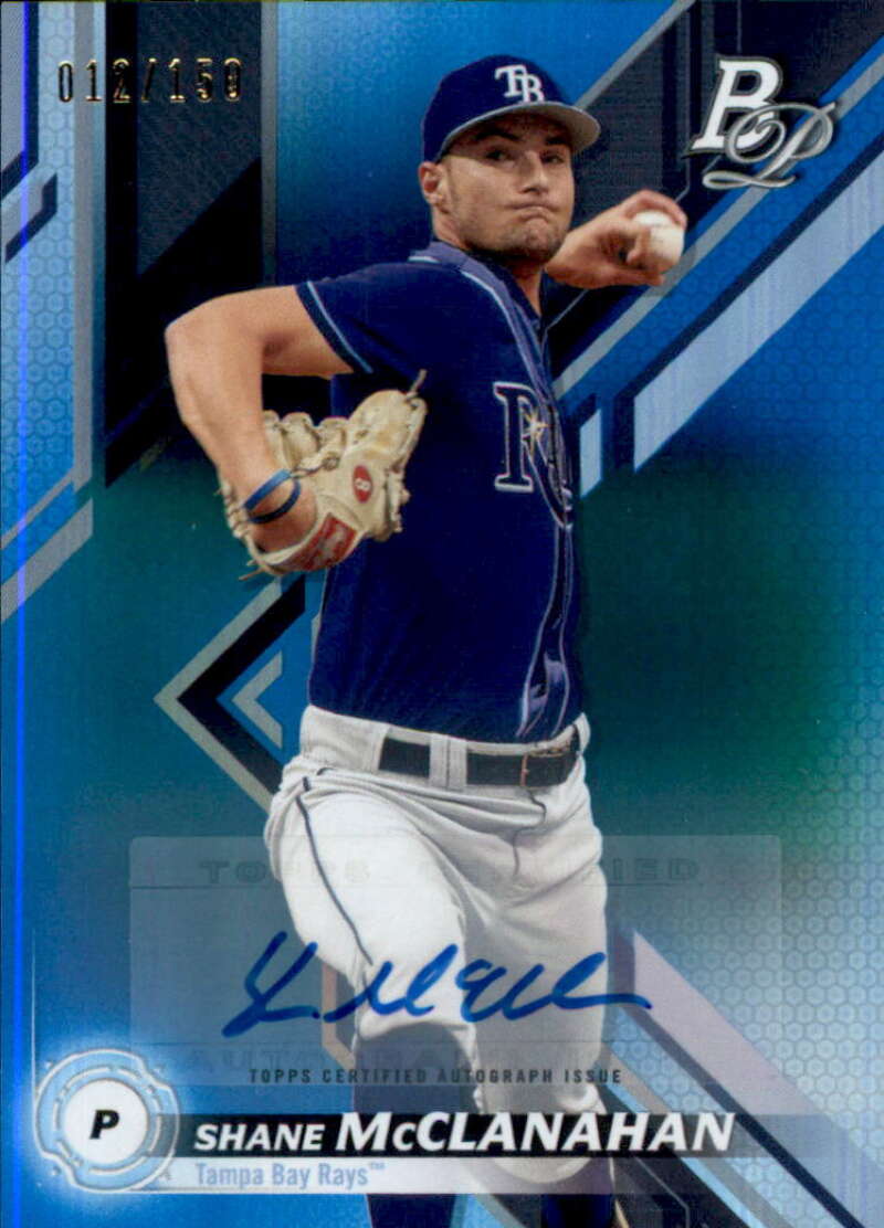 2019 Bowman Platinum Top Prospects Autographs Blue