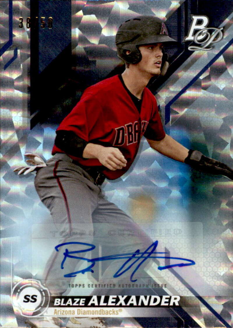 2019 Bowman Platinum Top Prospects Autographs Icy Pattern