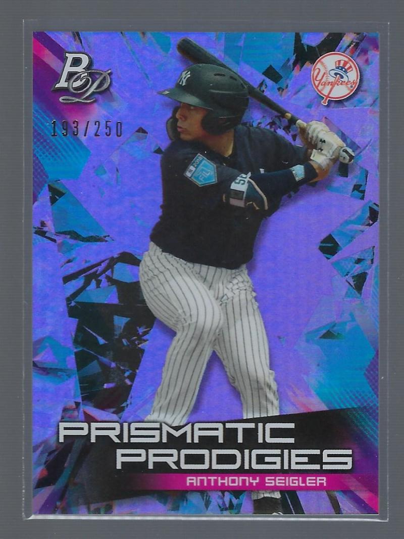 2019 Bowman Platinum Prismatic Prodigies Purple