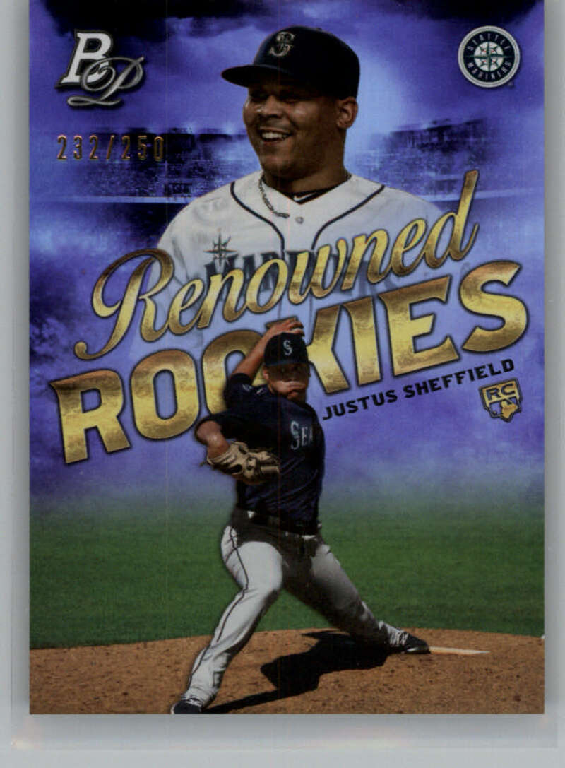 2019 Bowman Platinum Renowned Rookies Purple