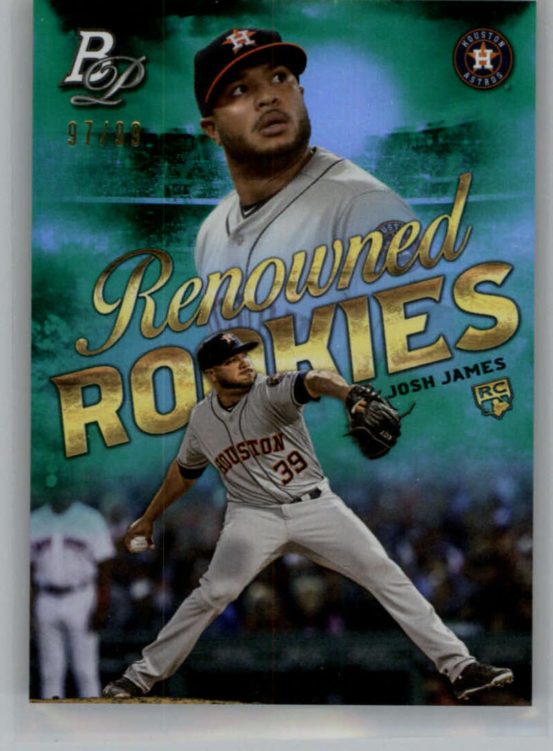 2019 Bowman Platinum Renowned Rookies Green