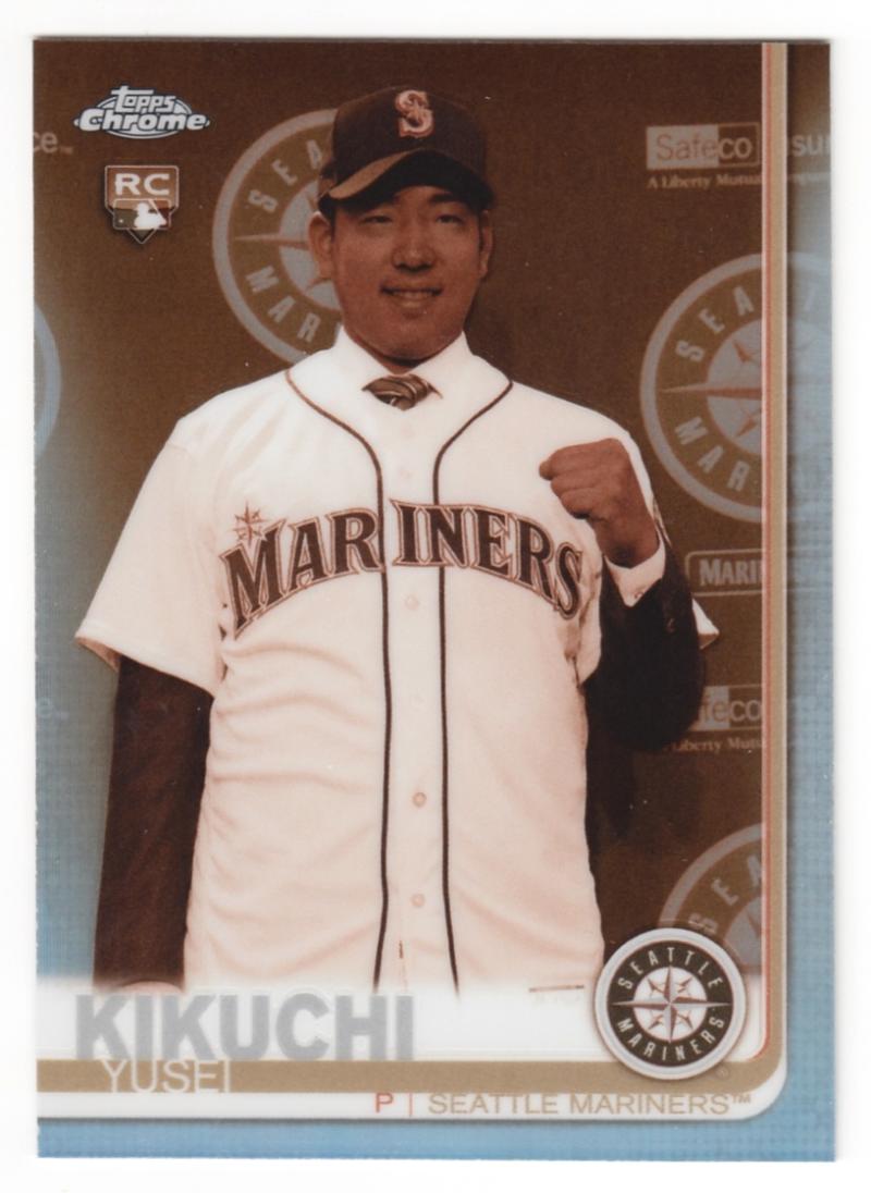 2019 Topps Chrome Refractors Sepia