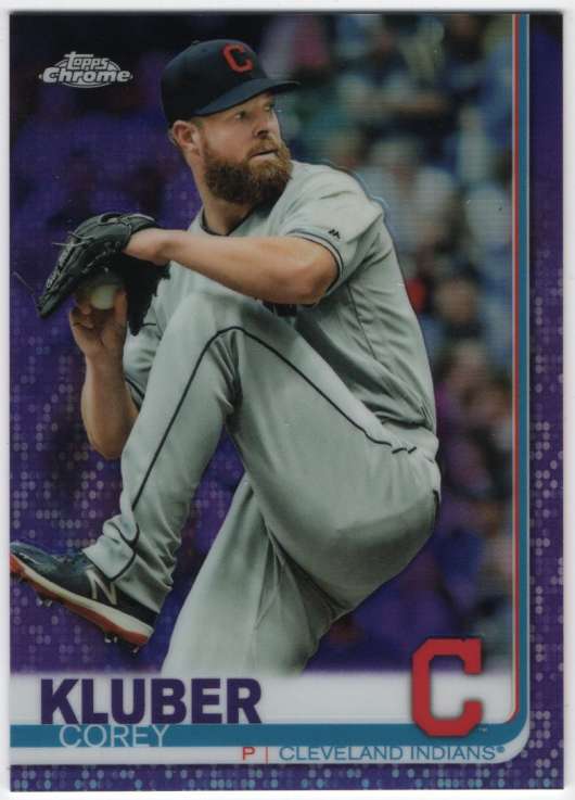 2019 Topps Chrome Refractors Purple