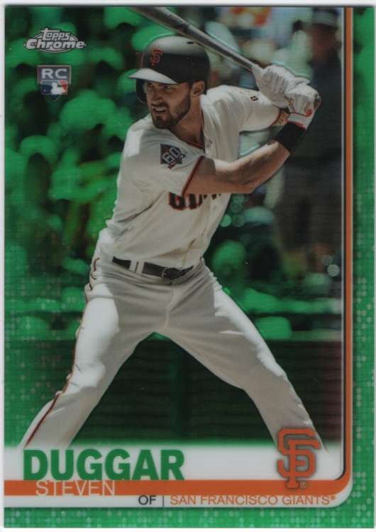 2019 Topps Chrome Refractors Green