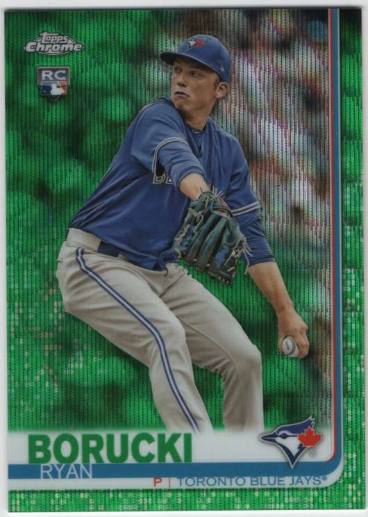 2019 Topps Chrome Refractors Green Wave