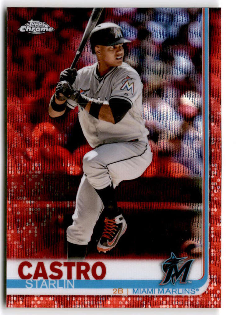 2019 Topps Chrome Refractors Red Wave