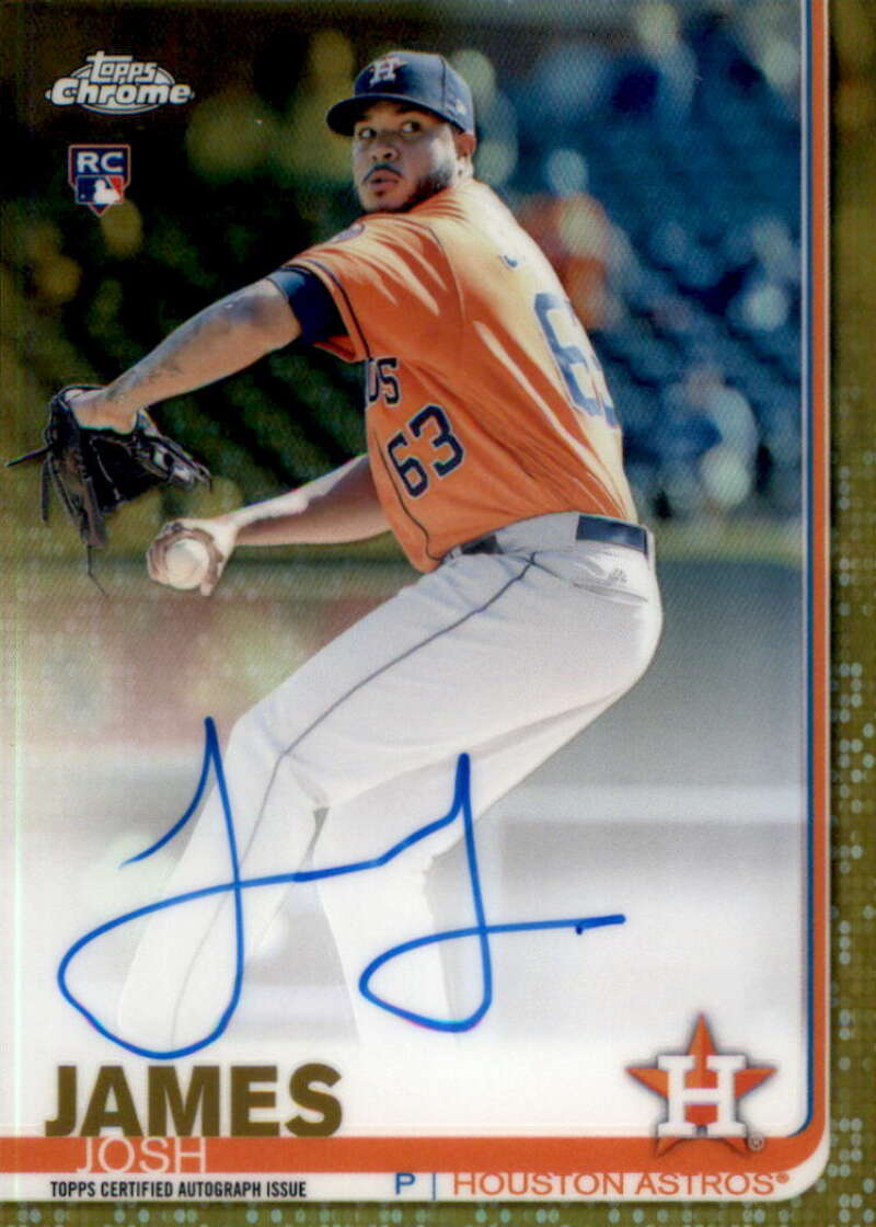 2019 Topps Chrome Rookie Autographs Refractors Gold