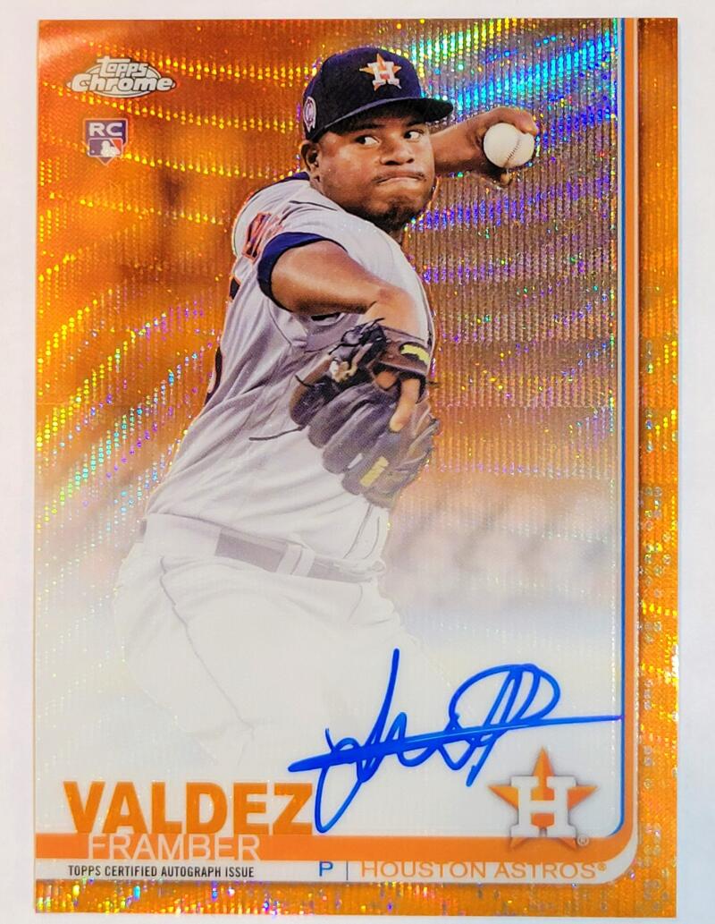 2019 Topps Chrome Rookie Autographs Refractors Orange