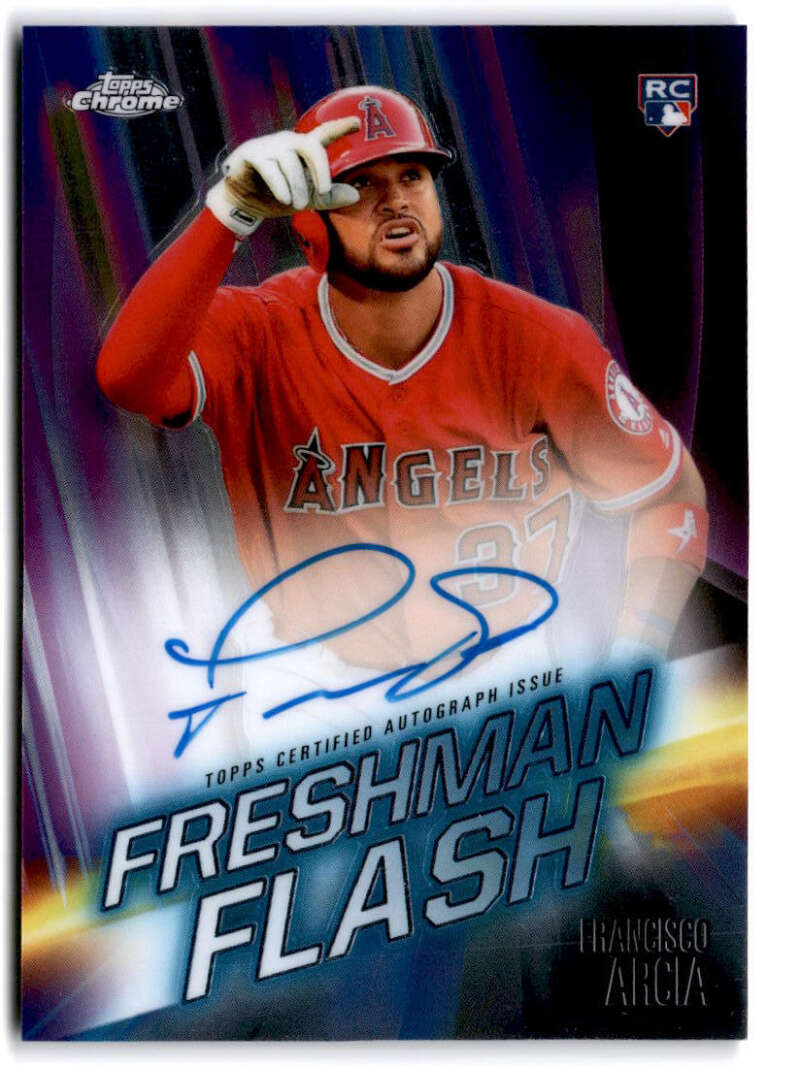 2019 Topps Chrome Freshman Flash Autograph Refractors