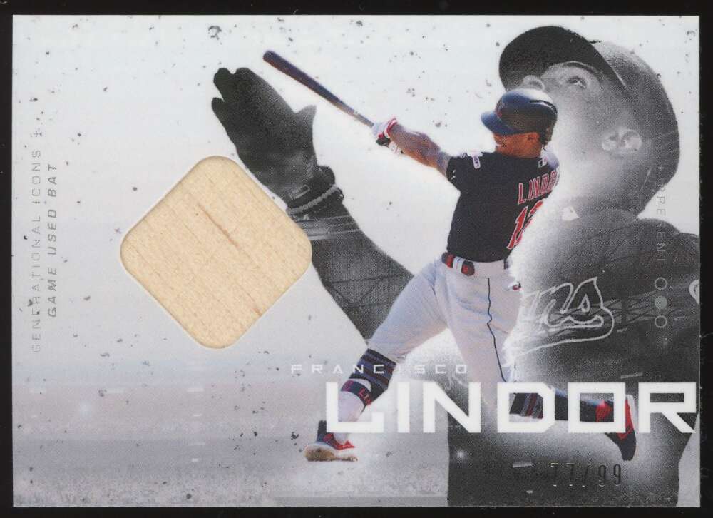 2019 Topps X Lindor Bat Relic