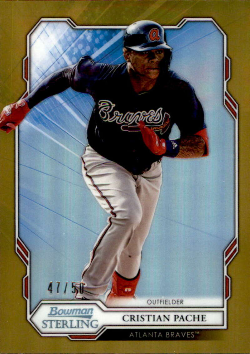 2019 Bowman Sterling Prospects Refractors Gold