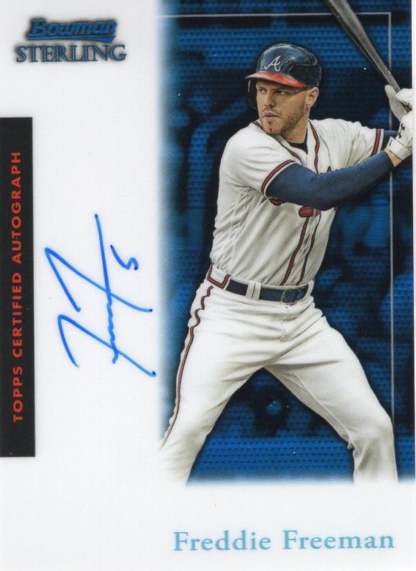 2019 Bowman Sterling Retrospect Autographs Refractors Blue