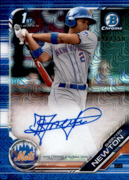 2019 Bowman Chrome Prospects Autographs Refractors HTA Choice