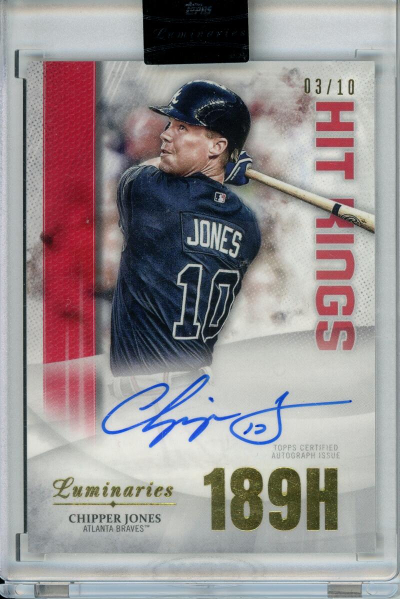 2019 Topps Luminaries Hit Kings Autographs Red