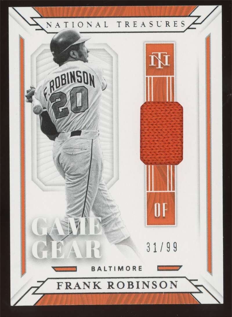 2019 Panini National Treasures Game Gear Materials