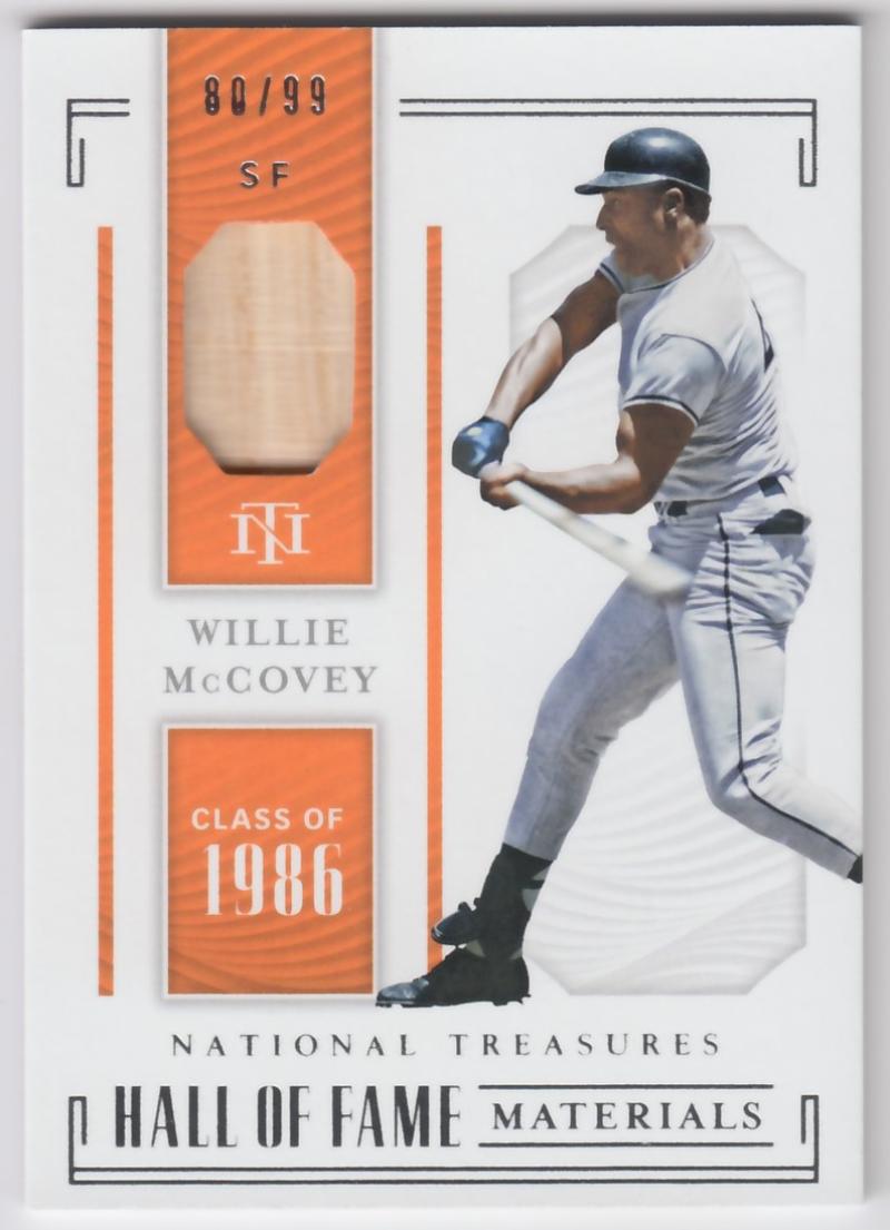 2019 Panini National Treasures Hall of Fame Materials