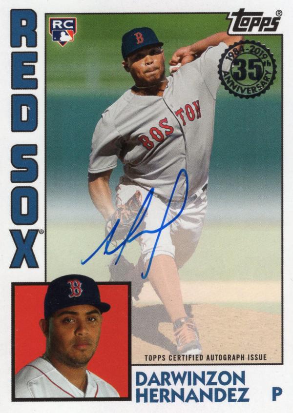 2019 Topps Update 1984 Topps Autographs