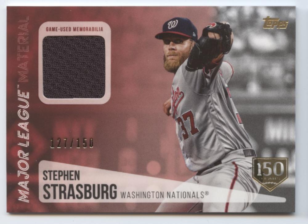 2019 Topps Update Major League Materials 150th Anniversary