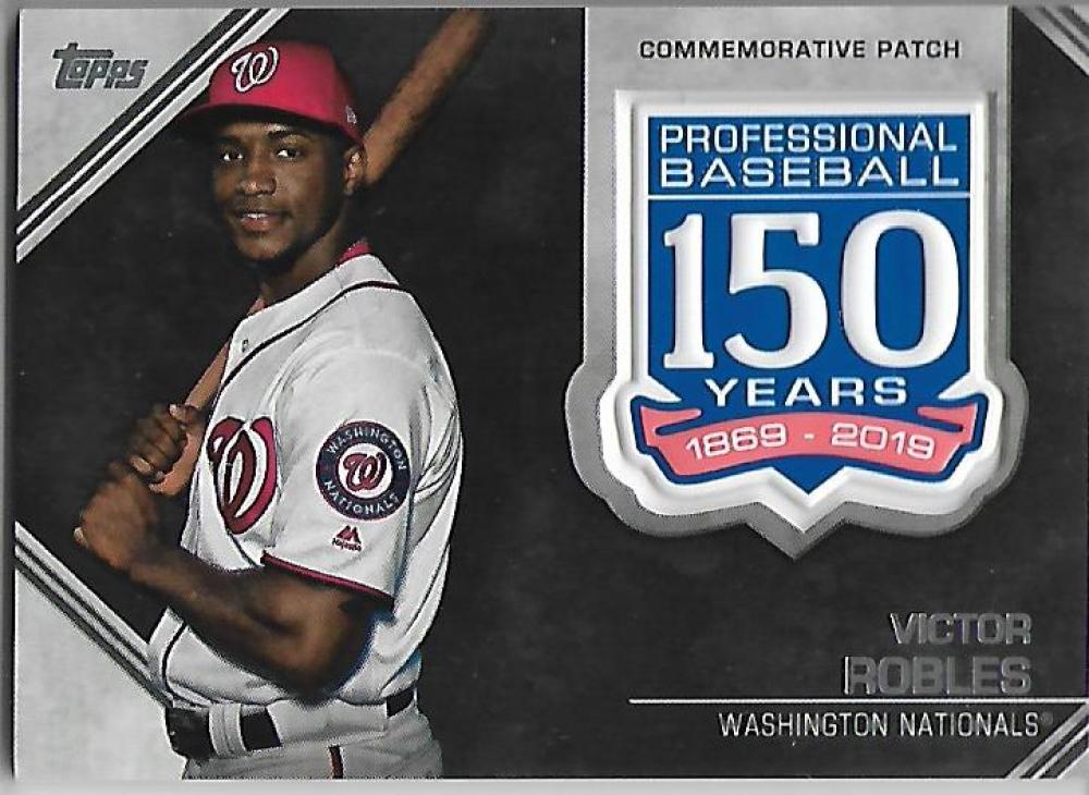 2019 Topps Update 150th Anniversary Manufactured Patch Relics