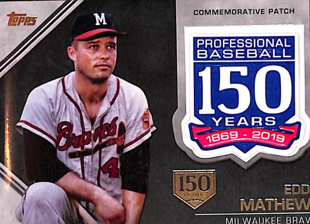 2019 Topps Update 150th Anniversary Manufactured Patch Relics 150 Anniversary