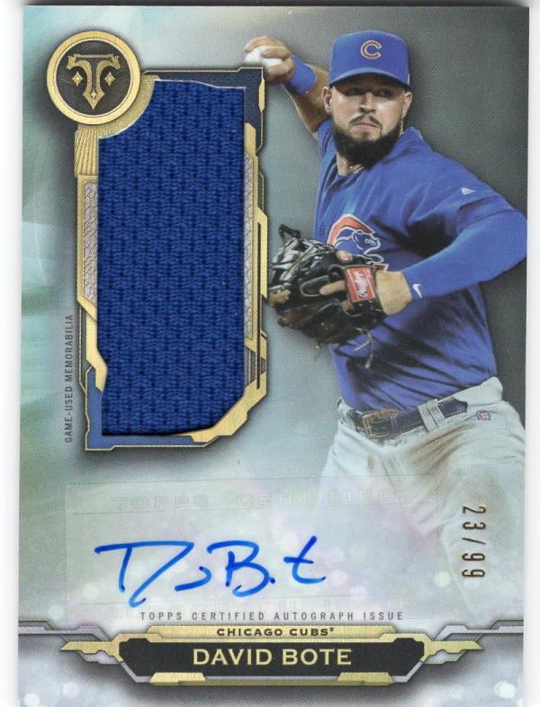 2019 Topps Triple Threads Autographed Single Jumbo Relics