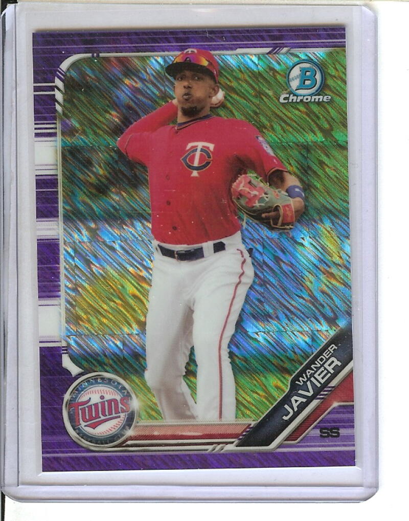 2019 Bowman Chrome Prospects Refractors Purple Shimmer