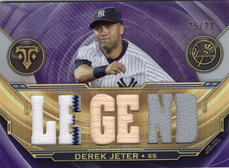 2019 Topps Triple Threads Relic Legends Amethyst