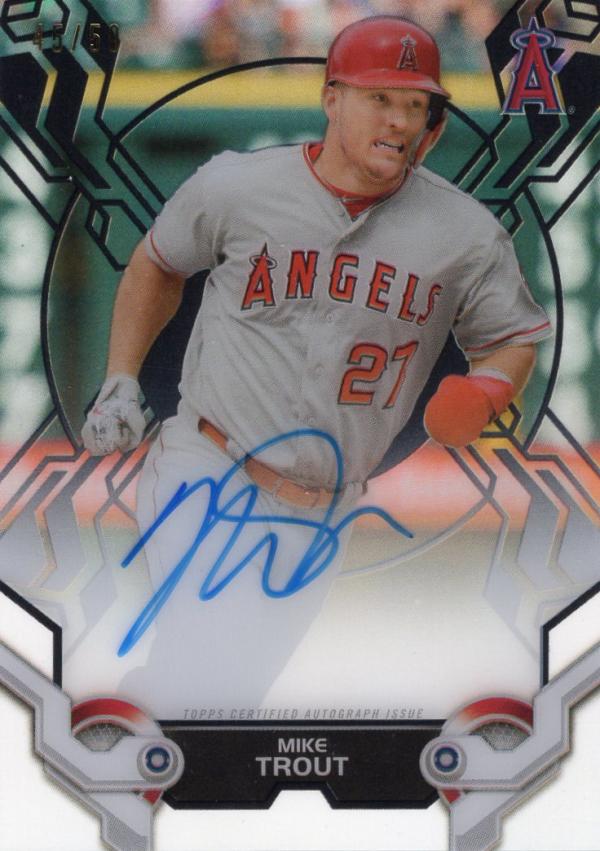 2019 Topps High Tek Autographs Black