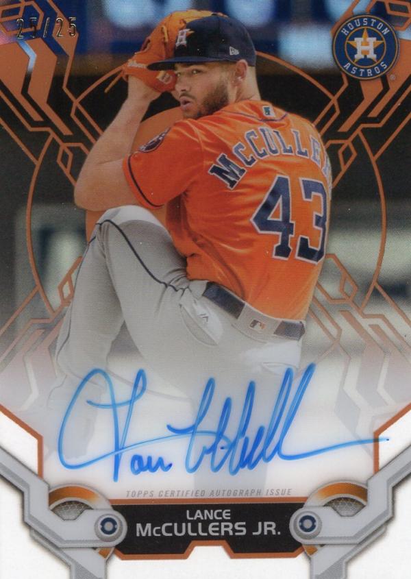 2019 Topps High Tek Autographs Orange