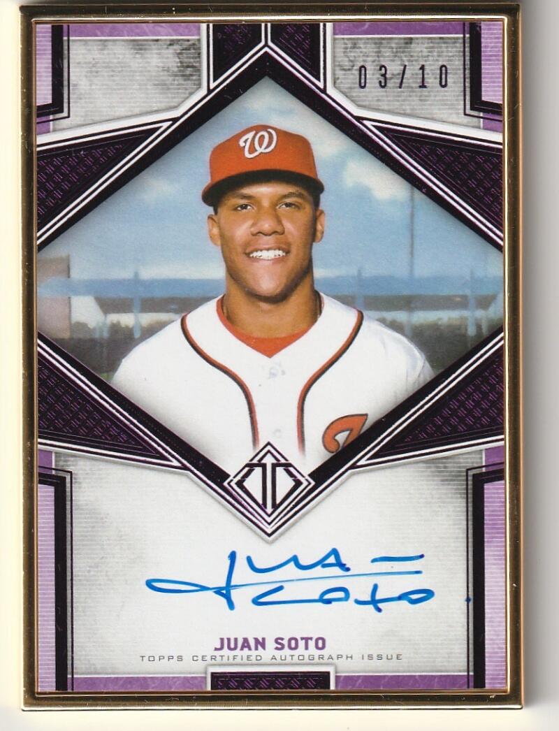 2019 Topps Transcendent Autographs Purple