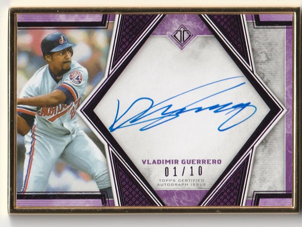 2019 Topps Transcendent Image Variation Autographs Purple