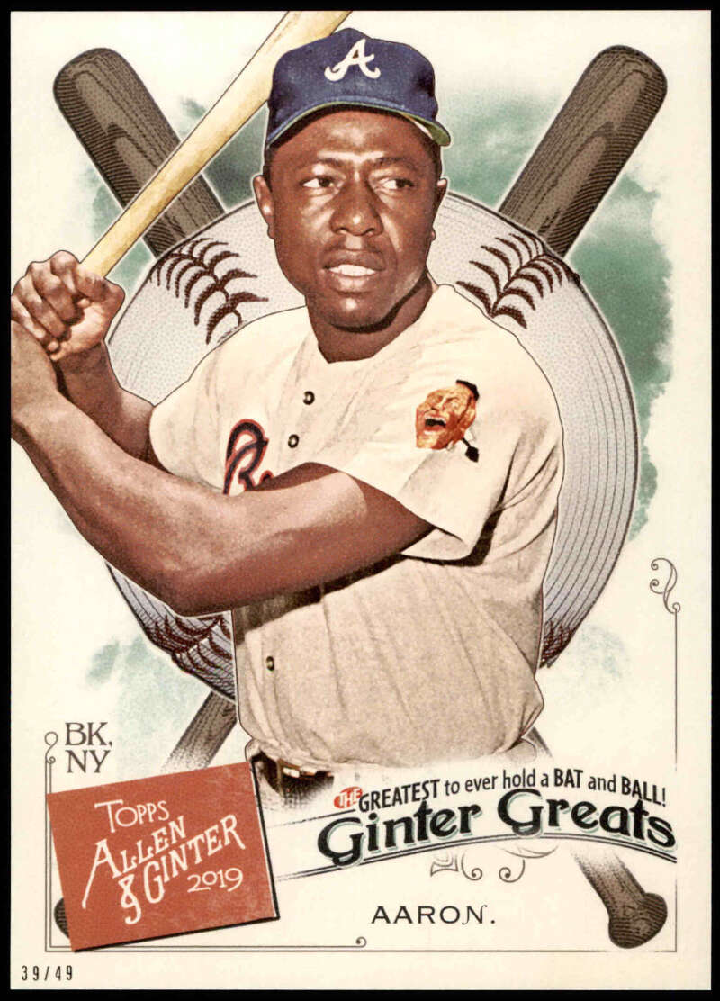 2019 Allen and Ginter  Ginter Greats 5x7