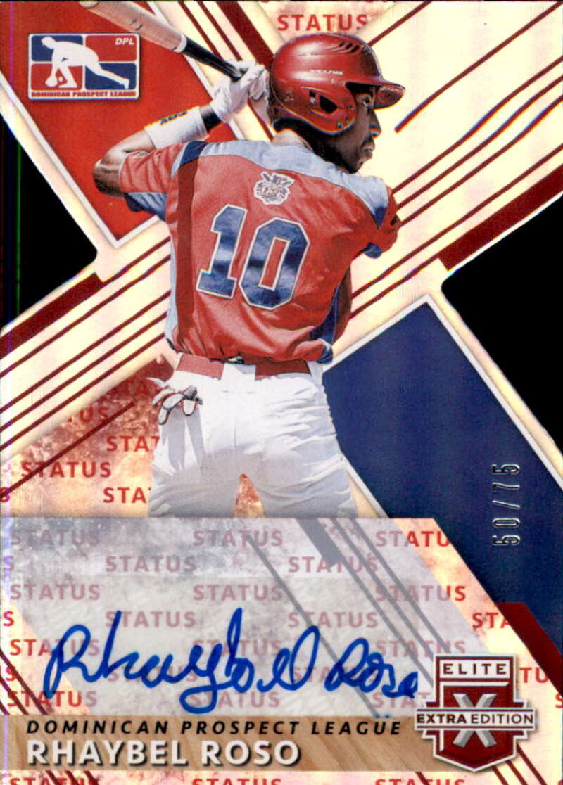 2019 Panini Elite Extra Edition DPL Autographs Status Die-Cut Red