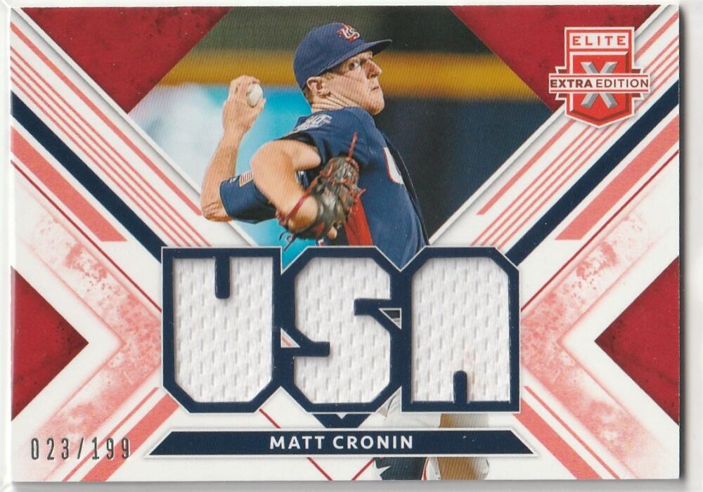 2019 Panini Elite Extra Edition USA Materials Orange