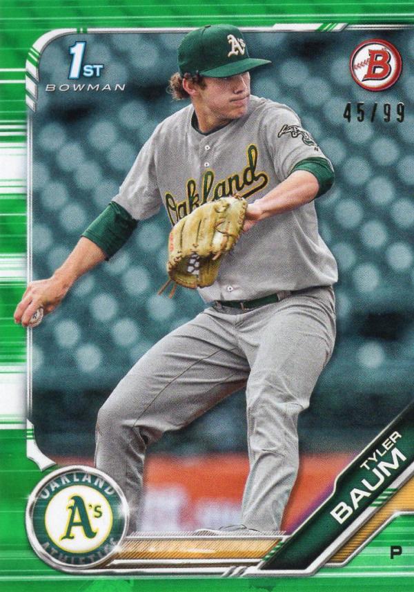 2019 Bowman Draft Green