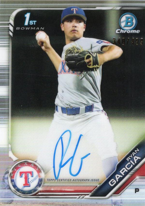 2019 Bowman Draft Chrome Autographs Refractors