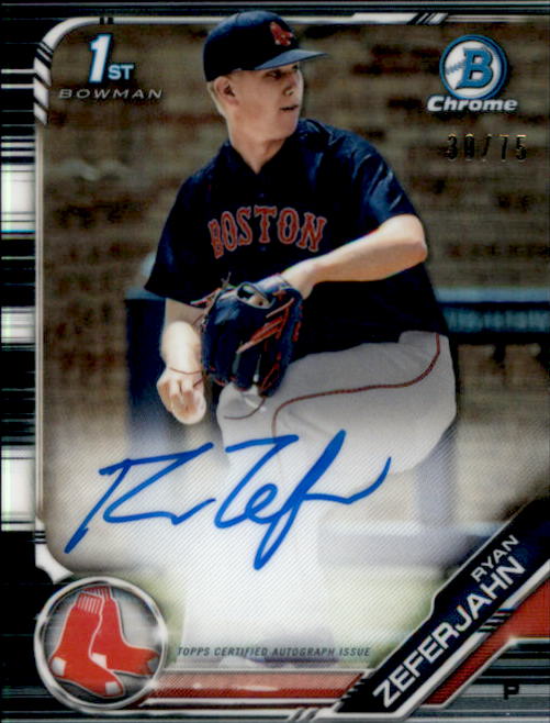 2019 Bowman Draft Chrome Autographs Refractors Black