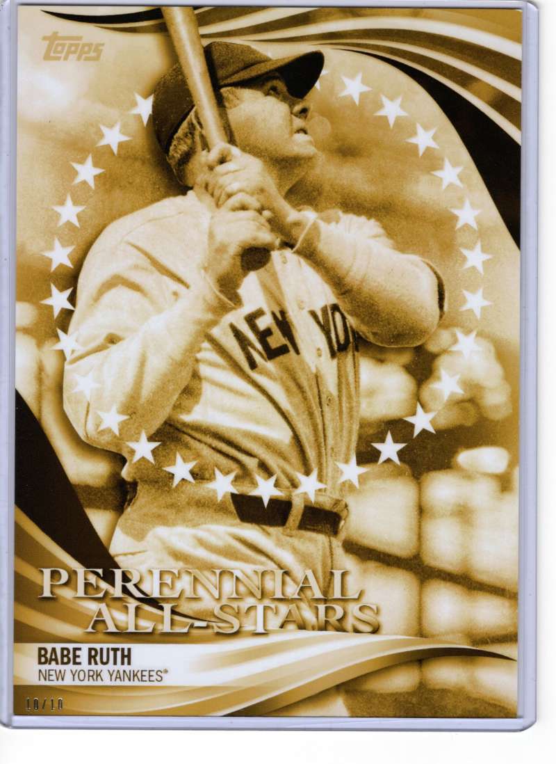 2019 Topps Update Perennial All-Stars 5x7 Gold