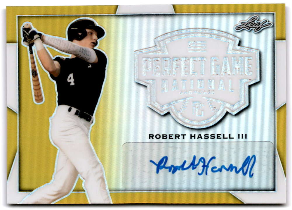 2019 Leaf Perfect Game National Showcase Autographs Yellow