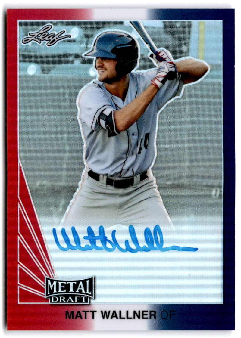 2019 Leaf Metal Autographs Red White Blue