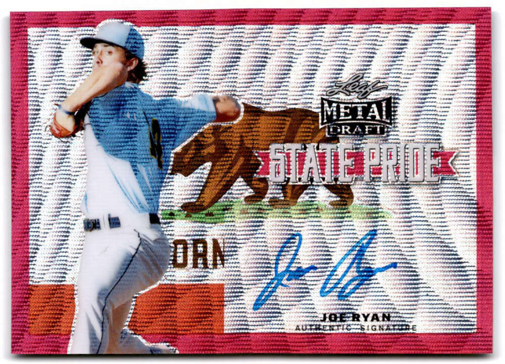 2019 Leaf Metal State Pride Autographs Waves Pink