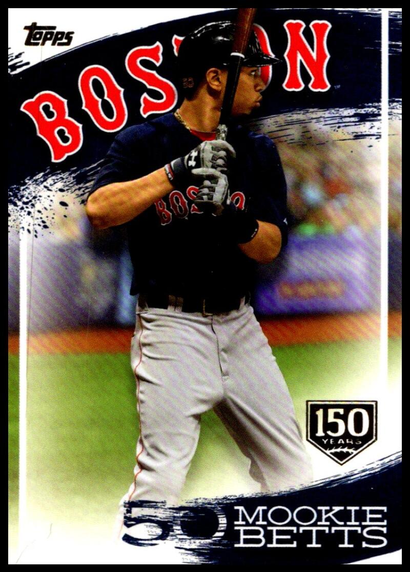 2019 Topps  Mookie Betts Highlights 150th Anniversary