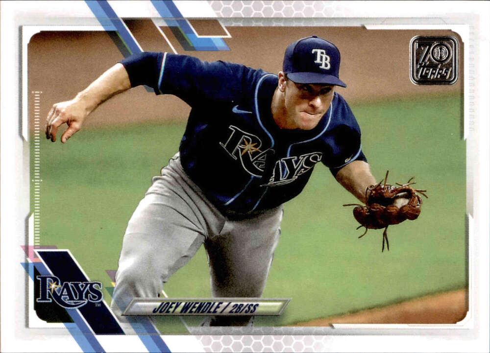 2021 Topps #586 Brett Phillips Tampa Bay Rays Baseball Card