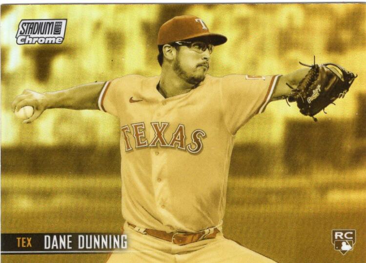  2021 Topps Stadium Club #61 Dane Dunning NM-MT RC