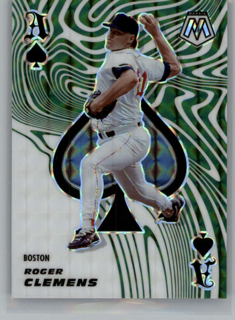 2021 Panini Mosaic Aces Mosaic Green Baseball Checklist New & Vintage