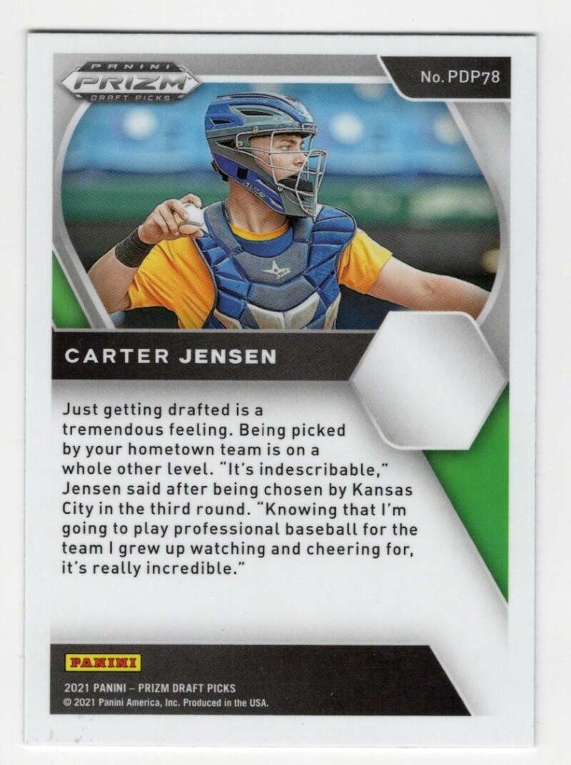 2021 Panini Prizm Draft Picks Baseball Base Singles (Pick Your Cards)