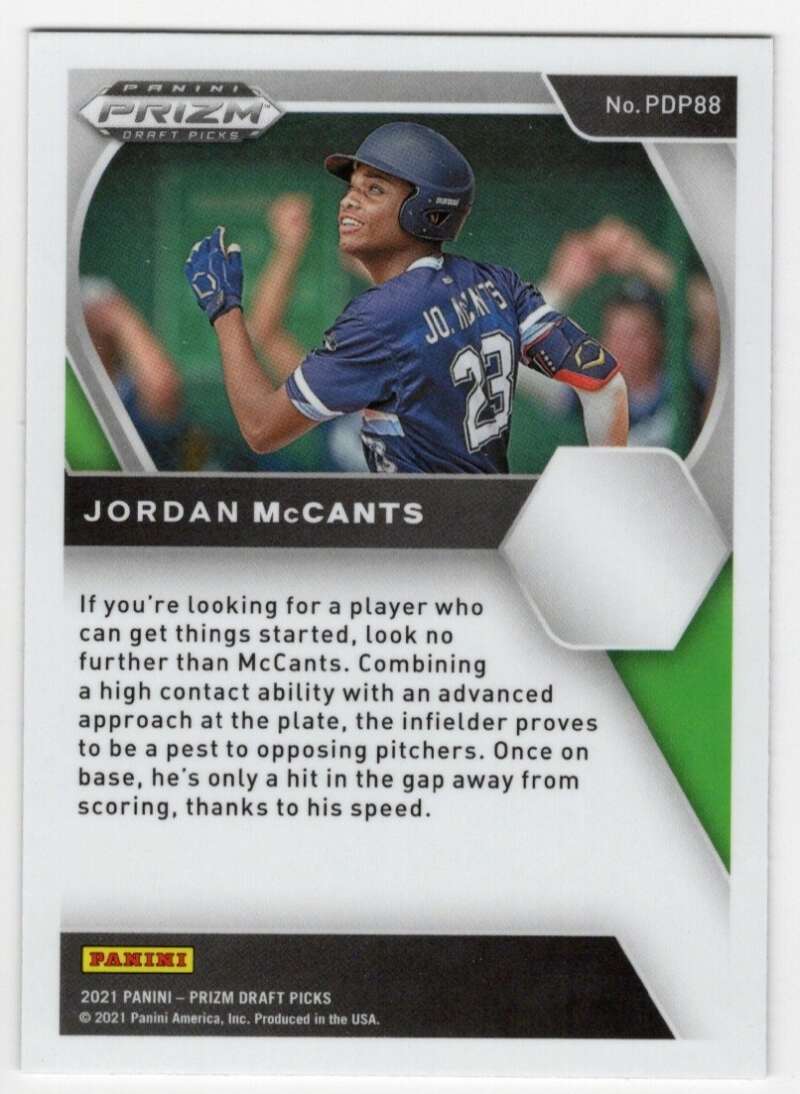 2021 Panini Prizm Draft Picks Baseball Base Singles (Pick Your Cards)